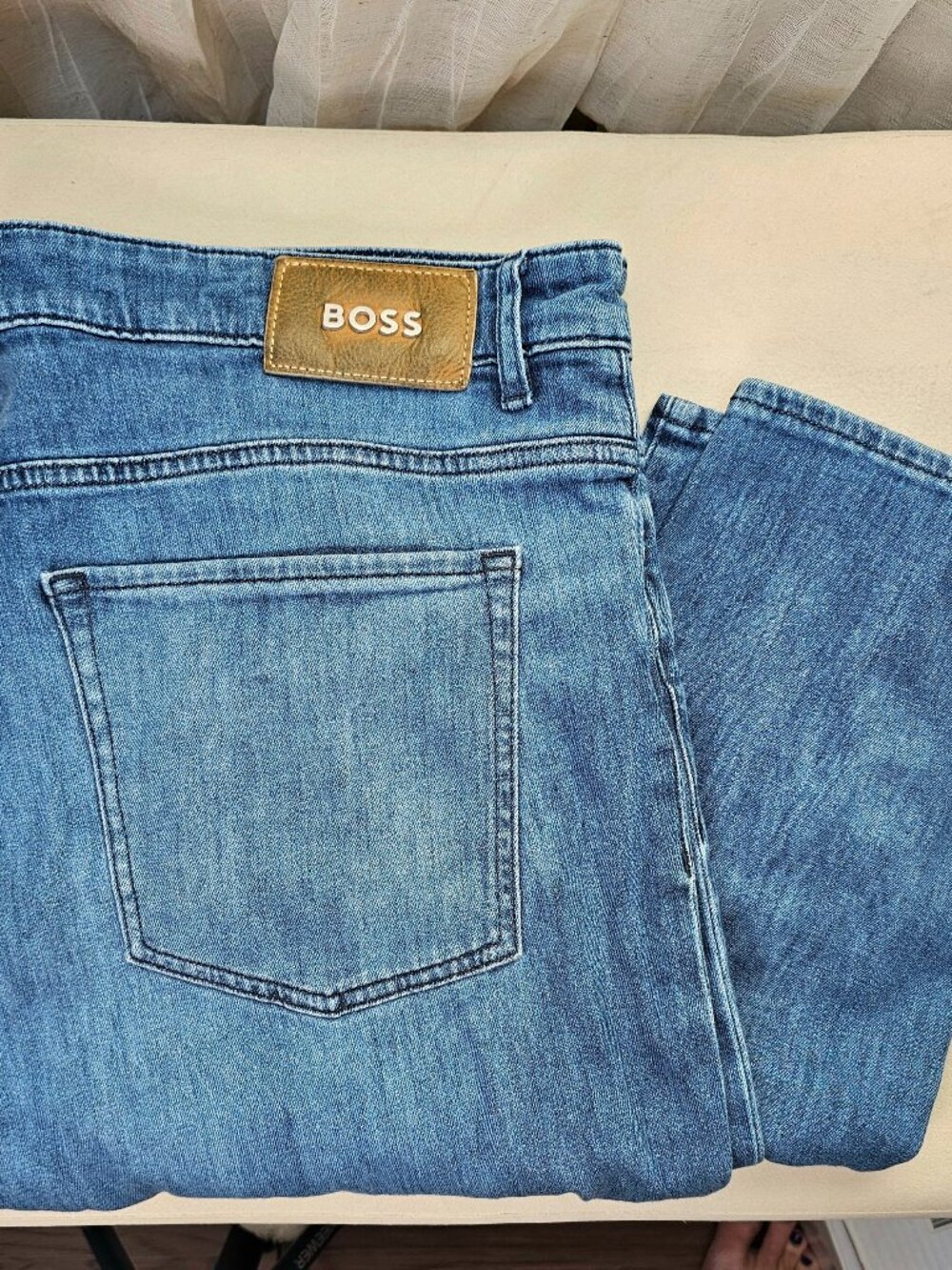 HUGO BOSS Delaware Slim Fit Soft Jeans Blue 38x32